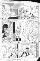 LaROCQUE, GREG - Marvel Team-Up #142 pg 7, Capt Marvel / Photon Comic Art